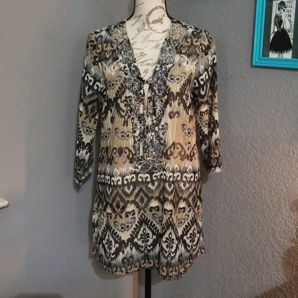 Beautiful Raviya Caftan Cover-up